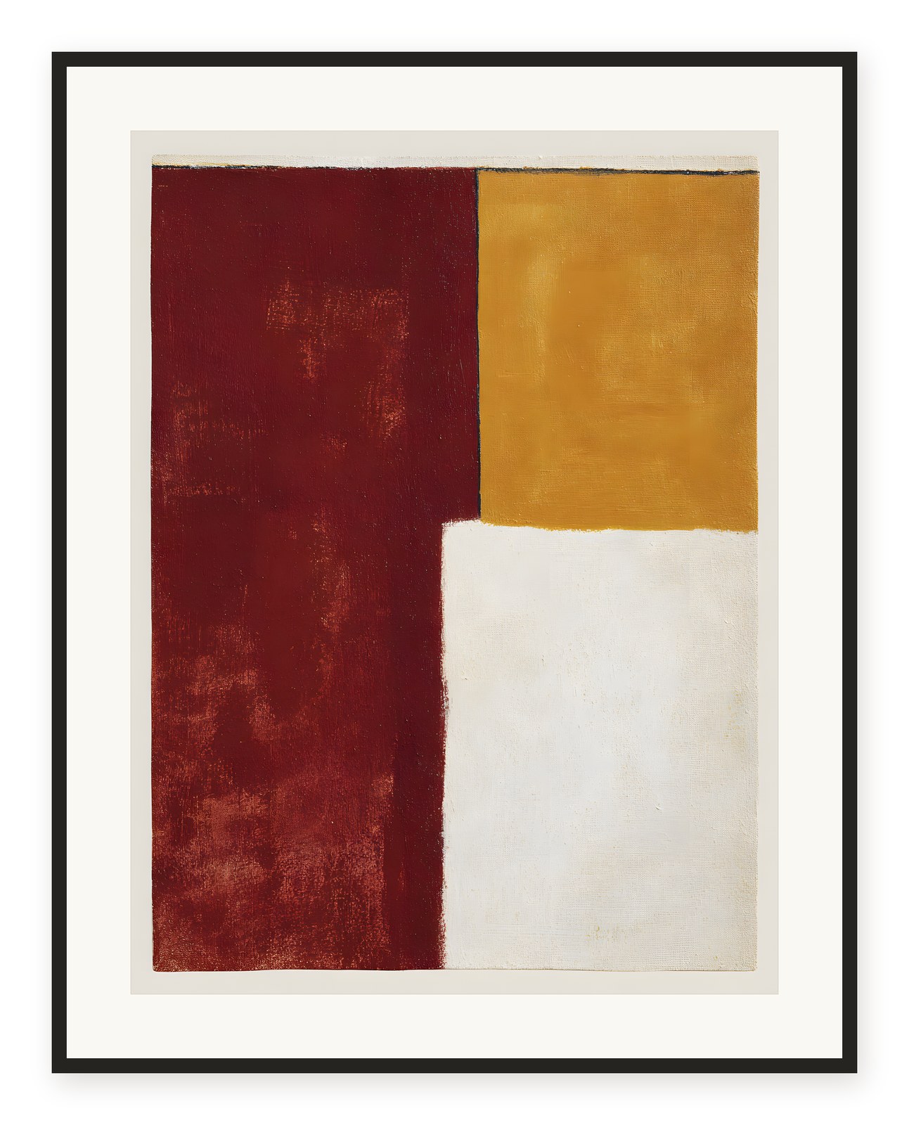 Oxblood Saffron Block