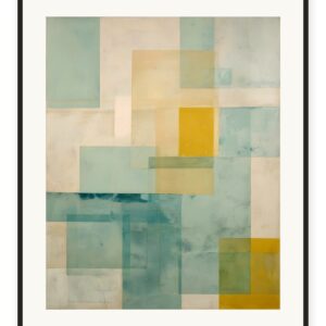 Glass Squares Teal