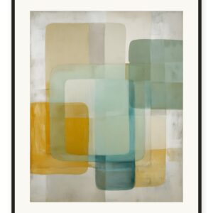 Glass Squares Gold