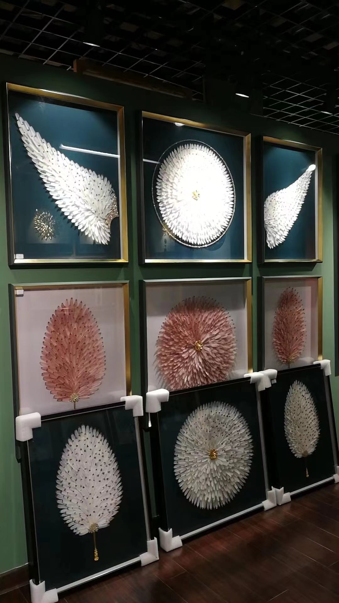 White Feather Painting set - Image 2