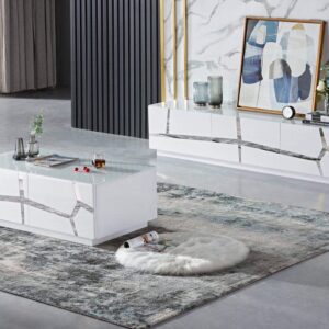 Glossy White Tv Stand