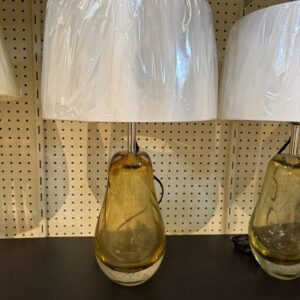 Amber Teardrop Table Lamp, showroom photo for LAMP-04
