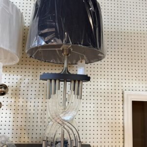 Clear Twist Table Lamp, showroom photo for LAMP-06