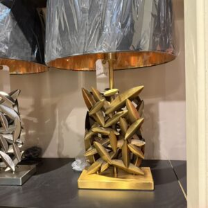 Sculpted Leaves Table Lamp, showroom photo for LAMP-21, view 1