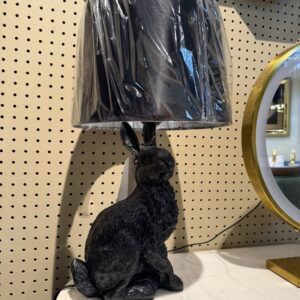 Black Rabbit Table Lamp, showroom photo for LAMP-28, view 1